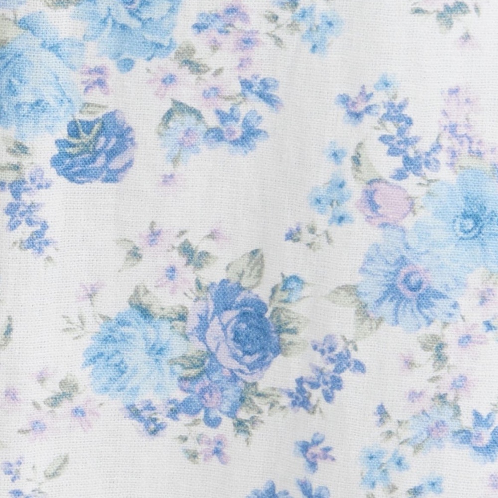 Charles Henry Blue Floral Pattern Dress - Picture 12 of 12